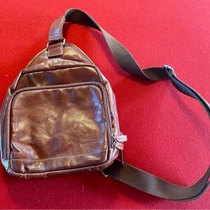 Jack George leather crossbody